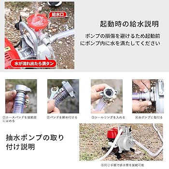 エンジンポンプ 給水・排水ポンプ エンジン式排水ポンプ 4サイクル 1インチ エンジンポンプ 給水・排水ポンプ エンジン式排水ポンプ 4